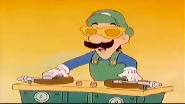Carte meme DJ Luigi