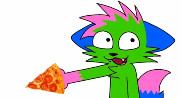 Don't Touch My Pizza meme card