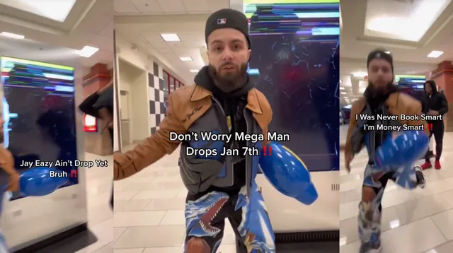 Don't Worry Mega Man Drops Jan 7th !! Listen !! I Was Never Book Smart I'm Money... meme card