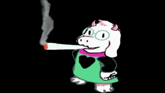 Doobie Ralsei meme card