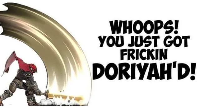 Doriyah meme card