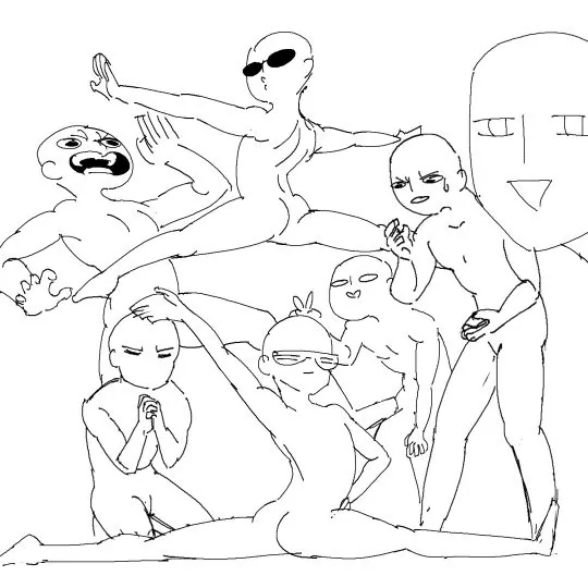 Carte meme Draw The Squad