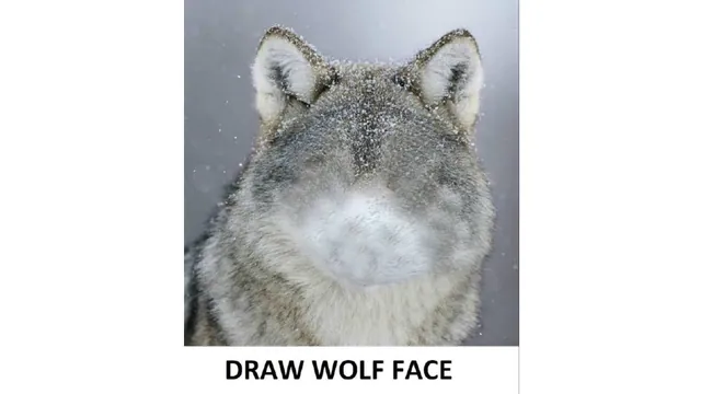 Carte meme Draw Wolf Face