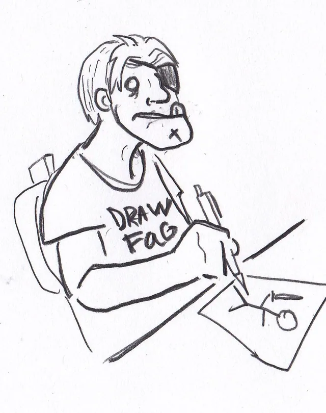 Drawfag meme card
