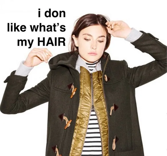 Drunk J. Crew meme card
