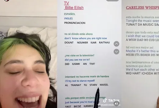 Carte meme Duet With APRENDE INGLÉS CON CANCIONES