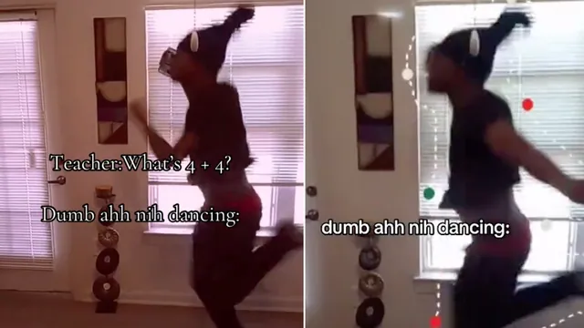Dumb Nih Dancing meme card