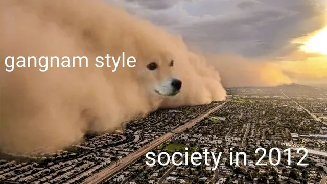 Carte meme Dust Storm Dog