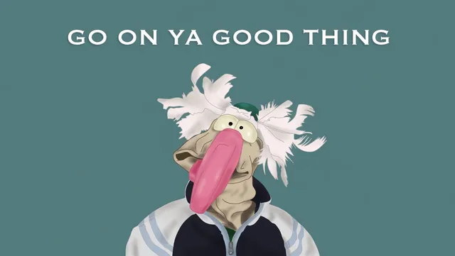 Dustin the Turkey - "Go On You Good Thing" meme card