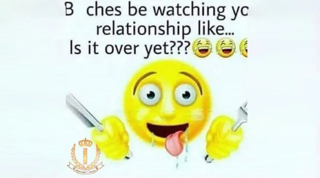 Eager To Eat Emoji meme card