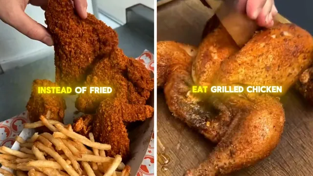 Eat Grilled Chicken meme card