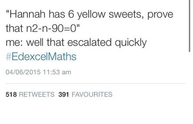#EdexcelMaths meme card