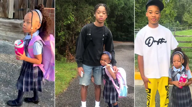 Egypt and Her Brother "First Day of School" Videos meme card