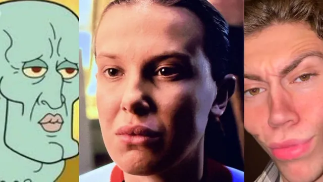 Eleven Mewing Face (Stranger Things Season 5) meme card