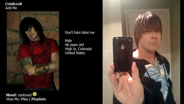 Emo Dad meme card