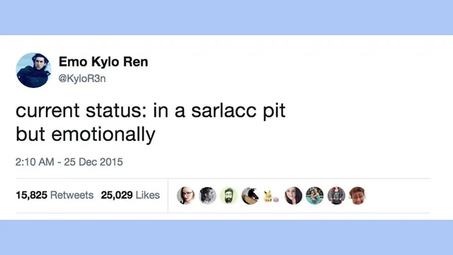 Carte meme Emo Kylo Ren
