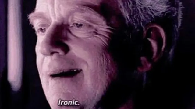 Carte meme Emperor Palpatine « Ironic »