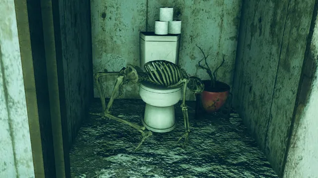 Environmental Storytelling Skeletons meme card