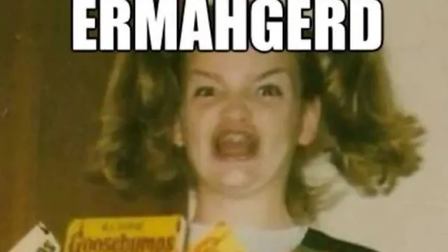 Ermahgerd meme card