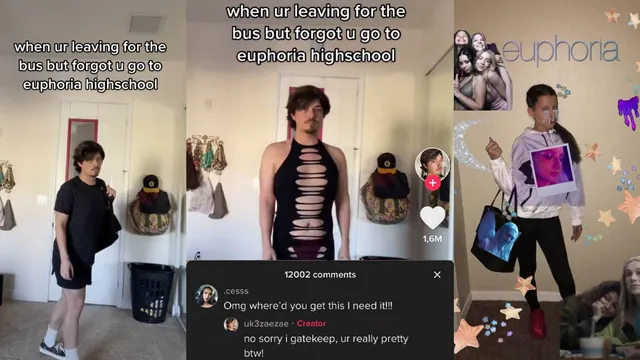 Euphoria High School meme card