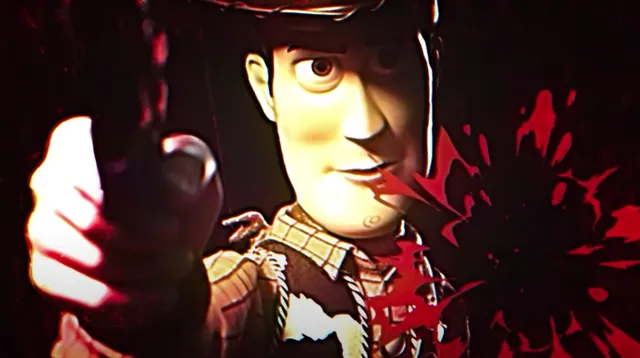 Carte meme Evil Woody