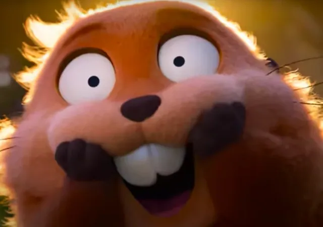 Carte meme Excited Beaver