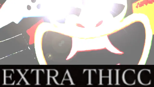 Extra Thicc meme card