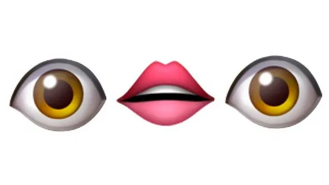 Eye Mouth Eye Emoji 👁👄👁 meme card