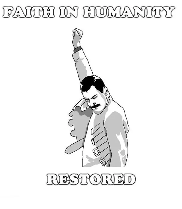 Carte meme Faith in Humanity Restored