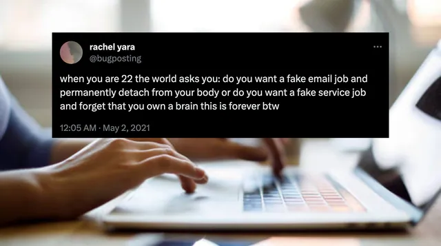 Fake Email Job meme card
