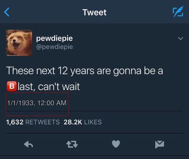 Fake History Tweets meme card