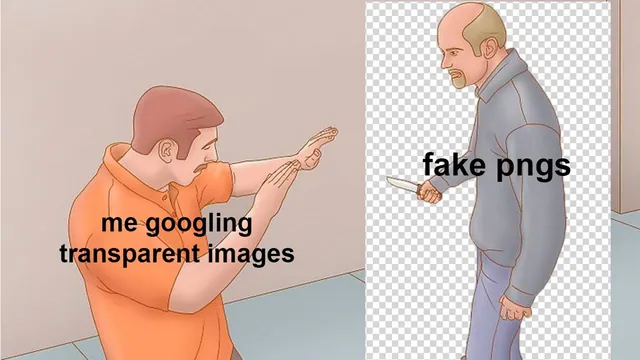Carte meme Fake Transparent PNGs