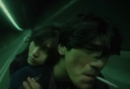 Carte meme Fallen Angels Motorcycle / Tunnel Scene