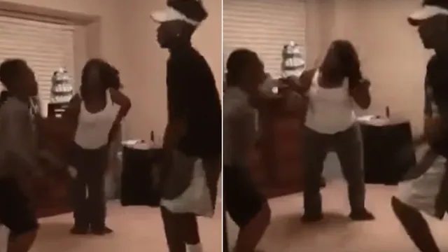 Family "Act My Age" Dance meme card