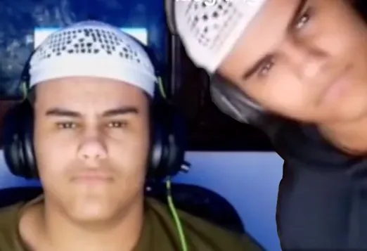 Fanum Straight Face meme card