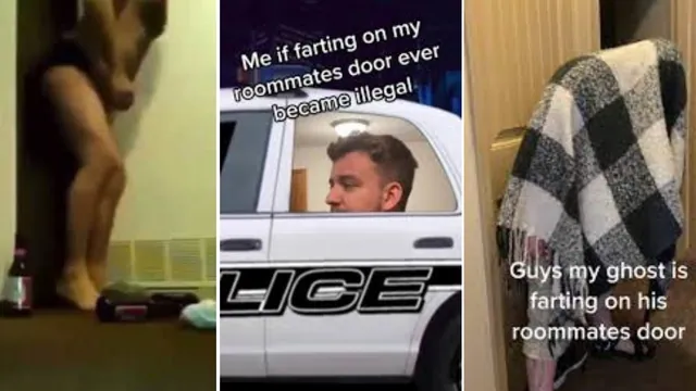 Carte meme Farting On Roomate’s Door