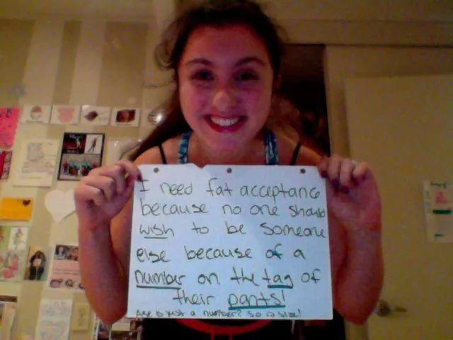 Fat Acceptance Movement meme card