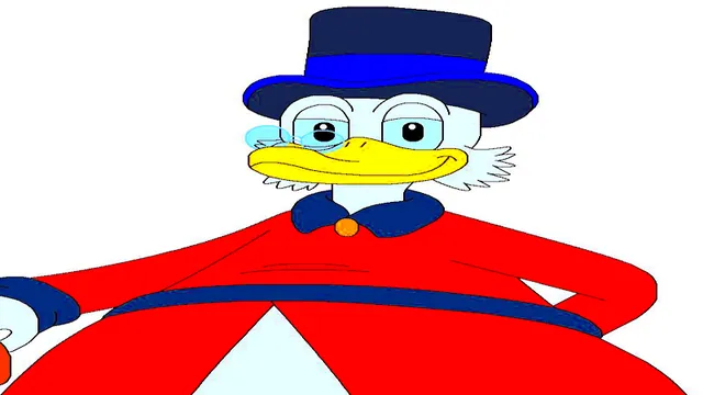 Carte meme Fat Scrooge McDuck / Hello FGTeeV