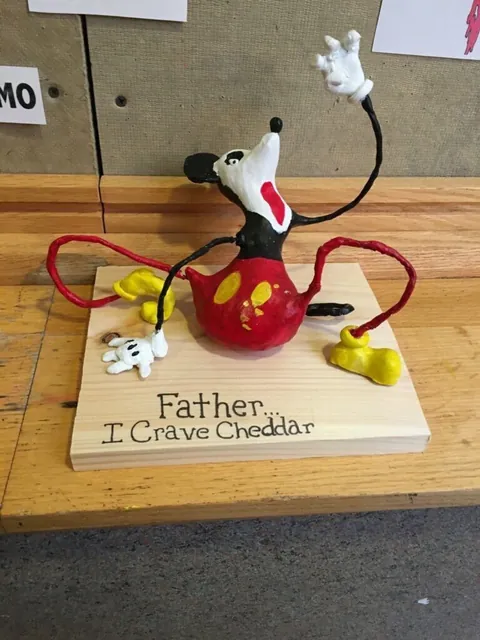 Carte meme Father, I Crave Cheddar