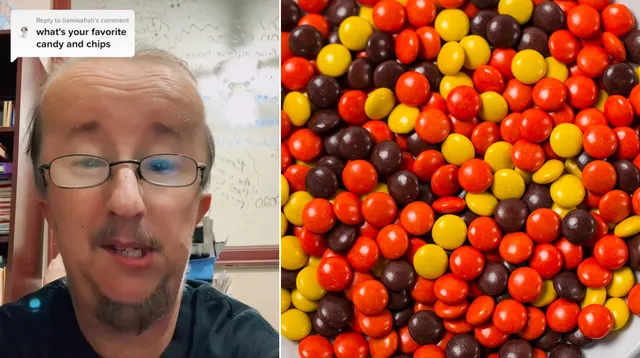 Favorite Candy, Reese's Pieces or Them Lifesaver Gummies meme card