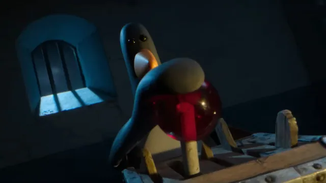 Feathers McGraw Pushes a Lever meme card