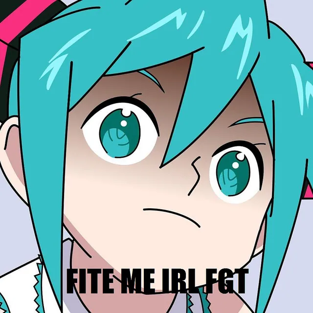 Carte meme Fight Me IRL