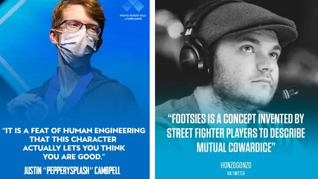 Fighting Game Player Quote Cards meme card