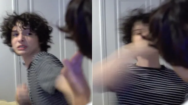 Finn Wolfhard Punching Josh Ovalle meme card