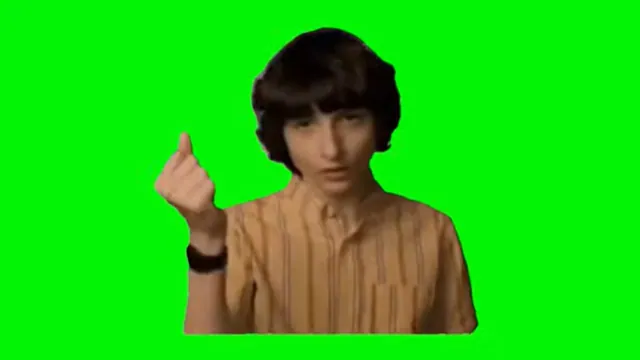 Finn Wolfhard Snapping meme card