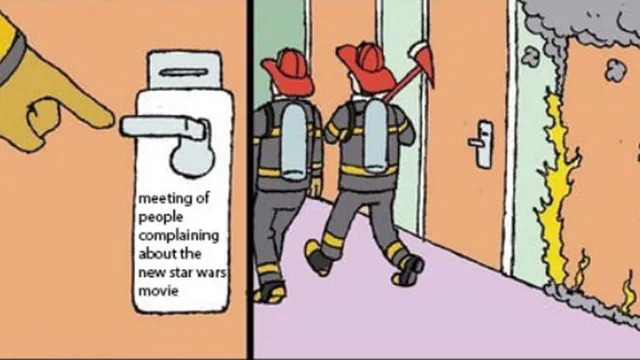 Firefighters "Do Not Disturb" meme card