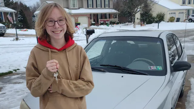 Carte meme First Car Girl