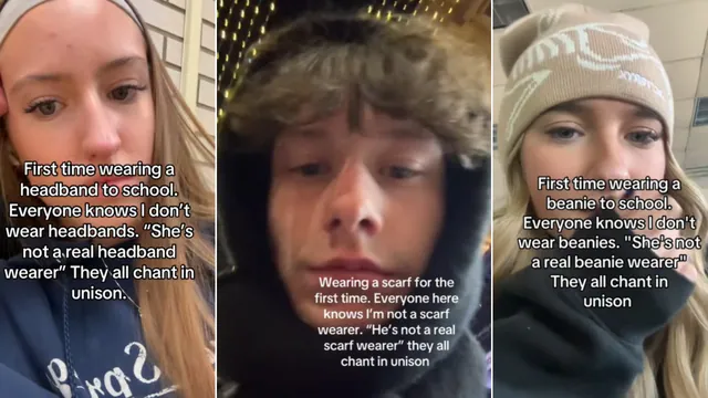 Carte meme First Time Wearing a Scarf / They All Chant In Unison