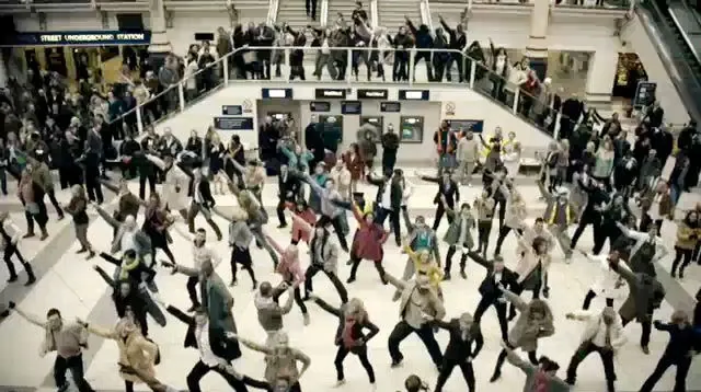 Flash Mob meme card