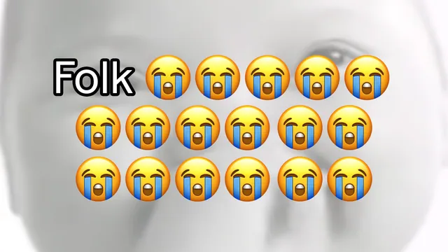 Folk 😭 meme card